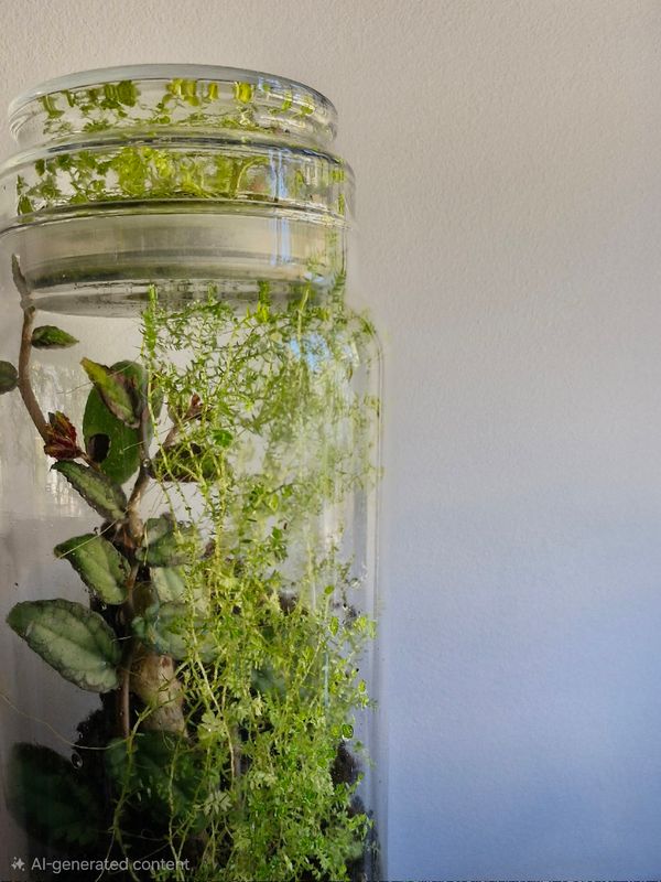 Mixed Bloom Terrarium Bioactive Terrarium