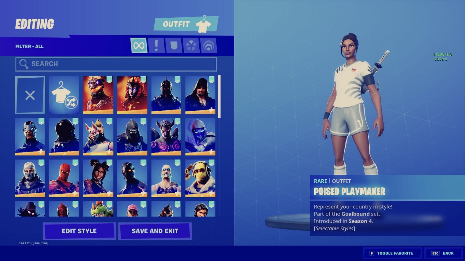 Random Rare Skin Account (PS4)