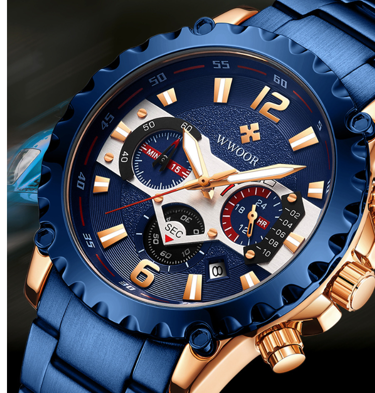 Sport Sapphire Men&#39;s Watch (waterproof)