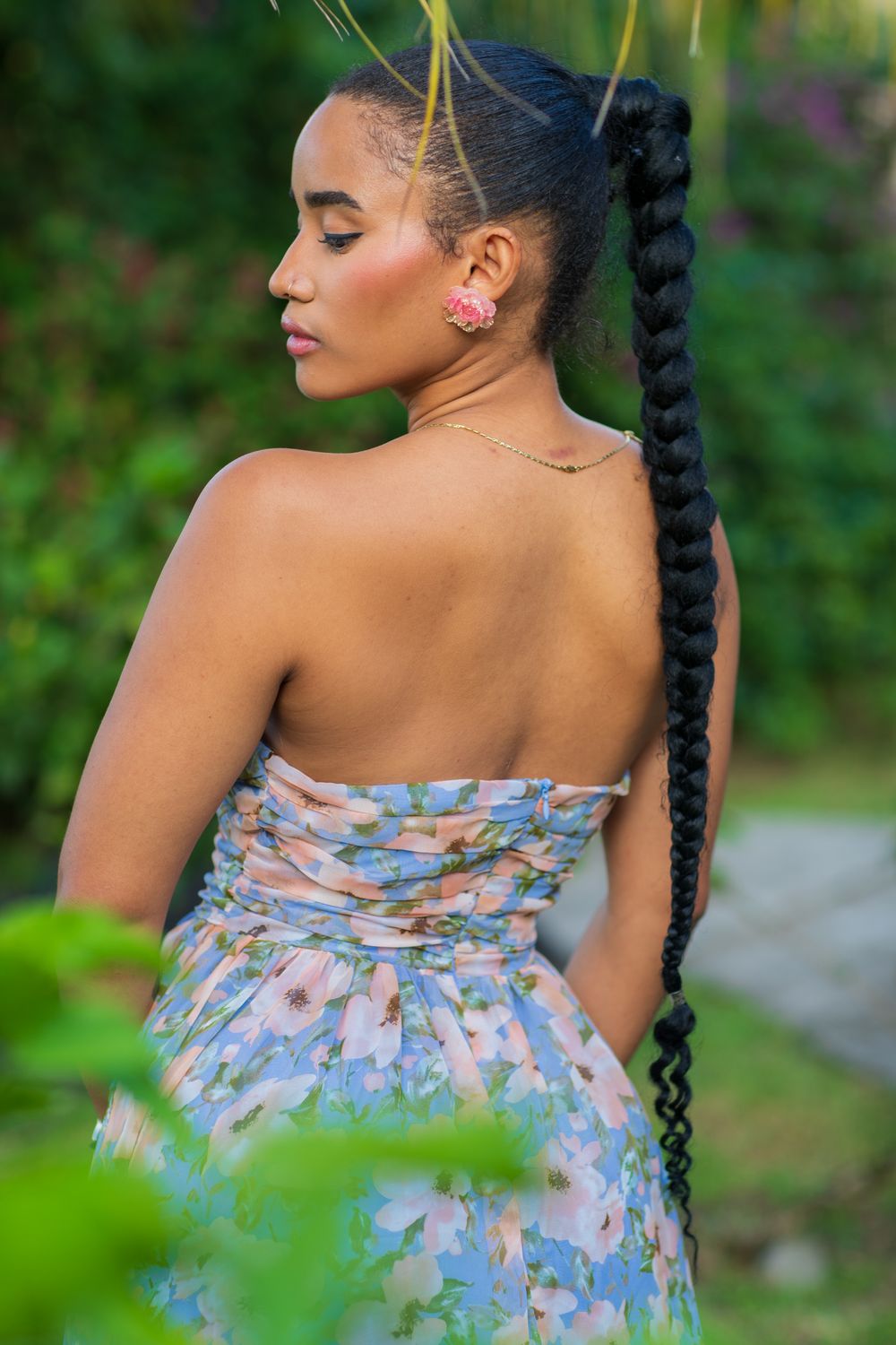 FLOWER MAXI DRESS