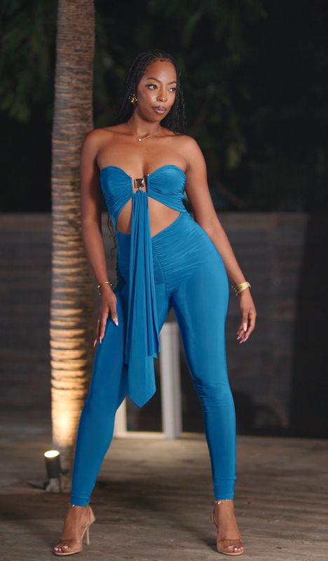Turquoise Jumpsuit