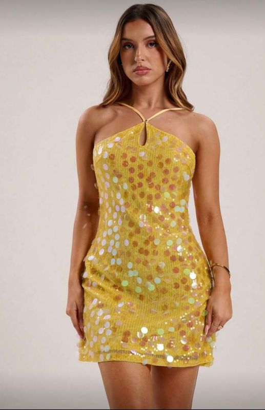 Sun Sequin Mini Dress