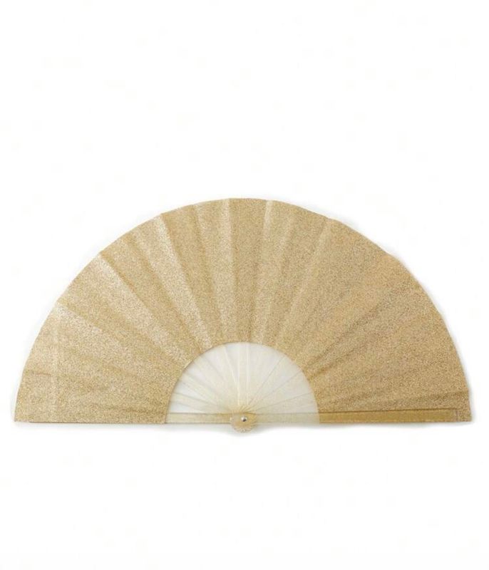 Éventail Scintillant Doré