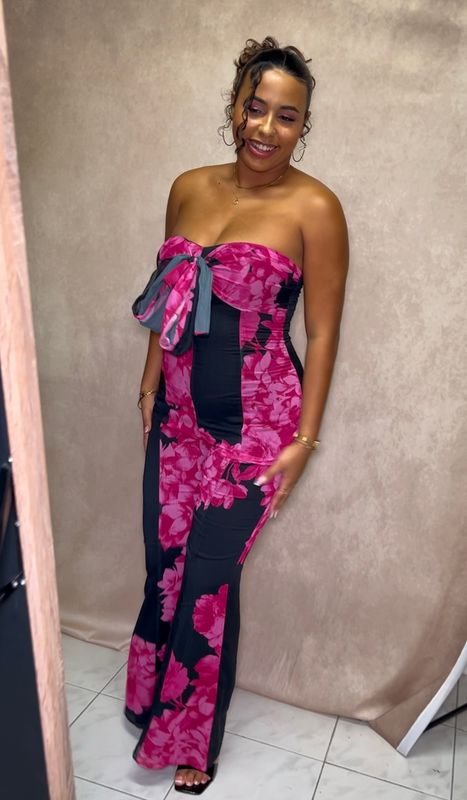 Fuchsia Blossom Jumpsuit