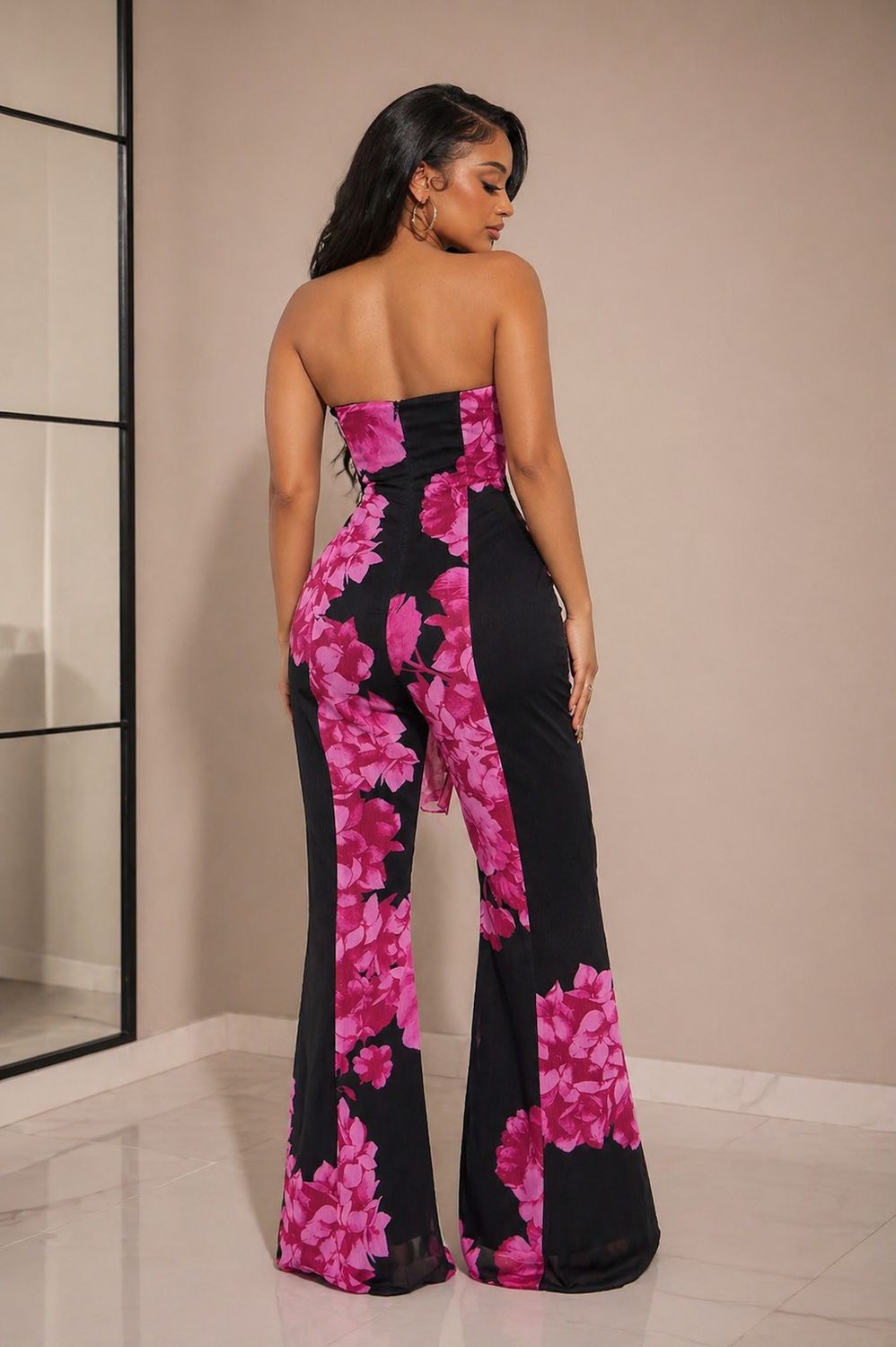 Fuchsia Blossom Jumpsuit