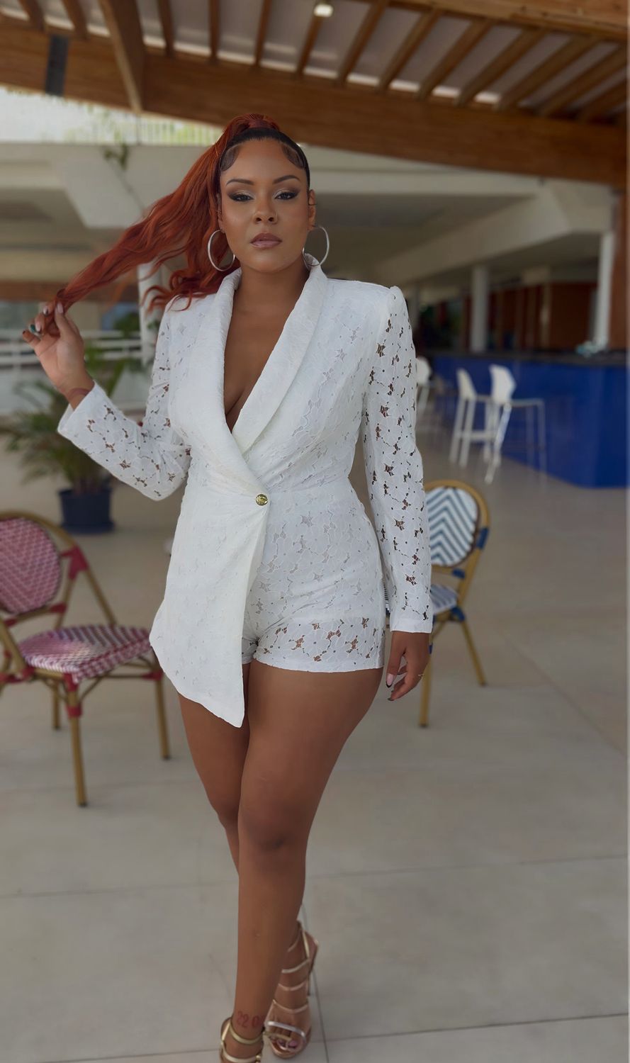 Sabi White Romper