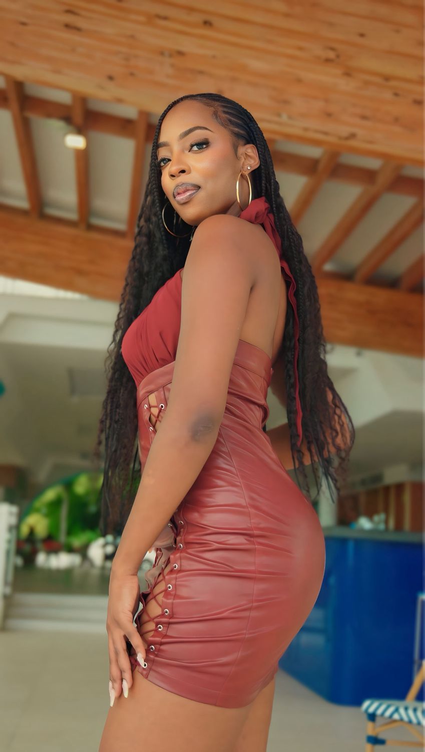 Bordeaux Obsession Dress