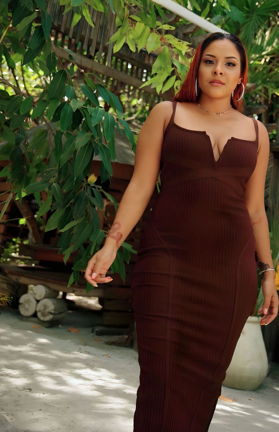 Choco Bandage Dress