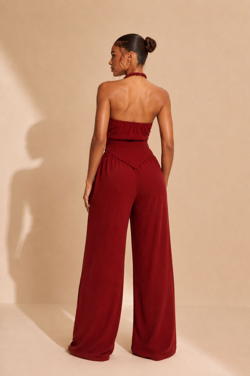 PAOLA RUST – ENSEMBLE PANTALON TERRACOTTA