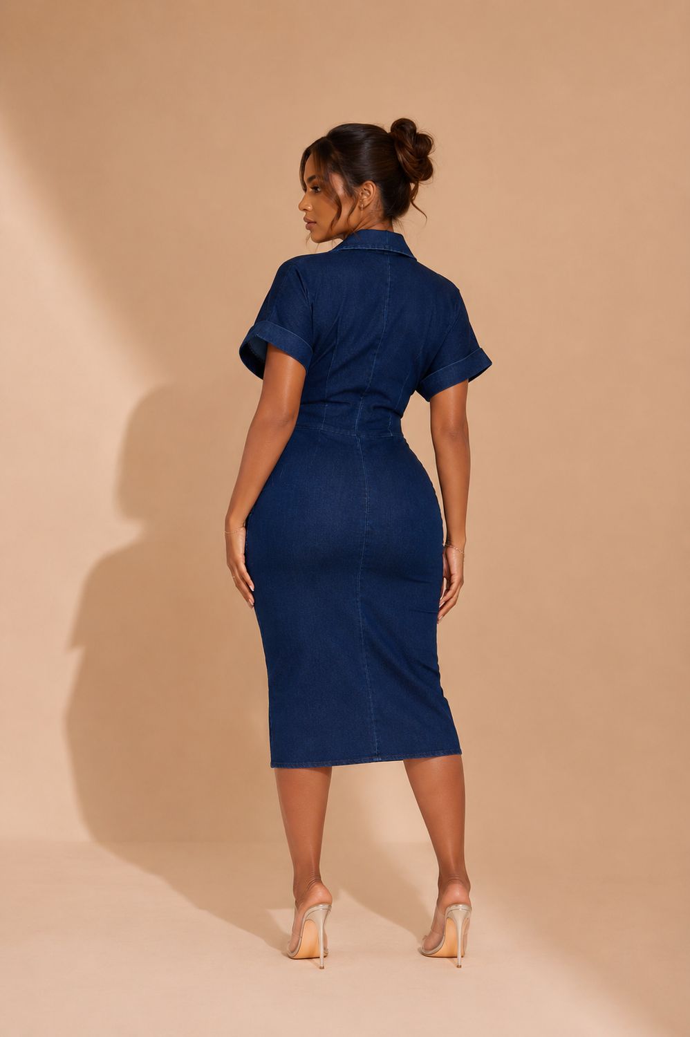 RACHELLE DENIM – ROBE MIDI EN JEAN