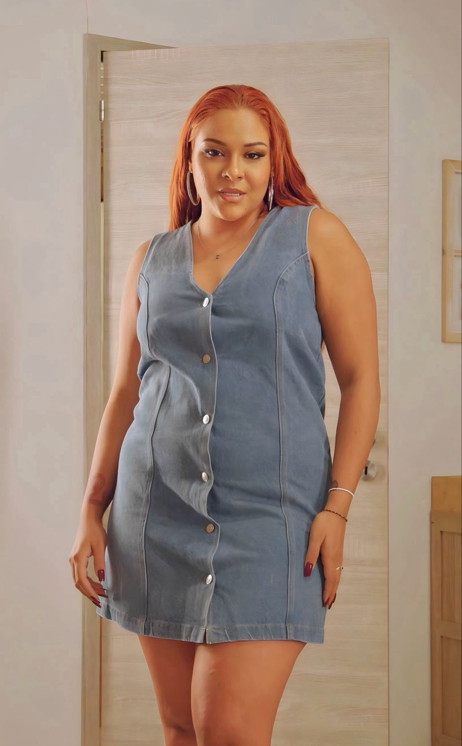 DENIM DOLL – ROBE MINI EN JEAN