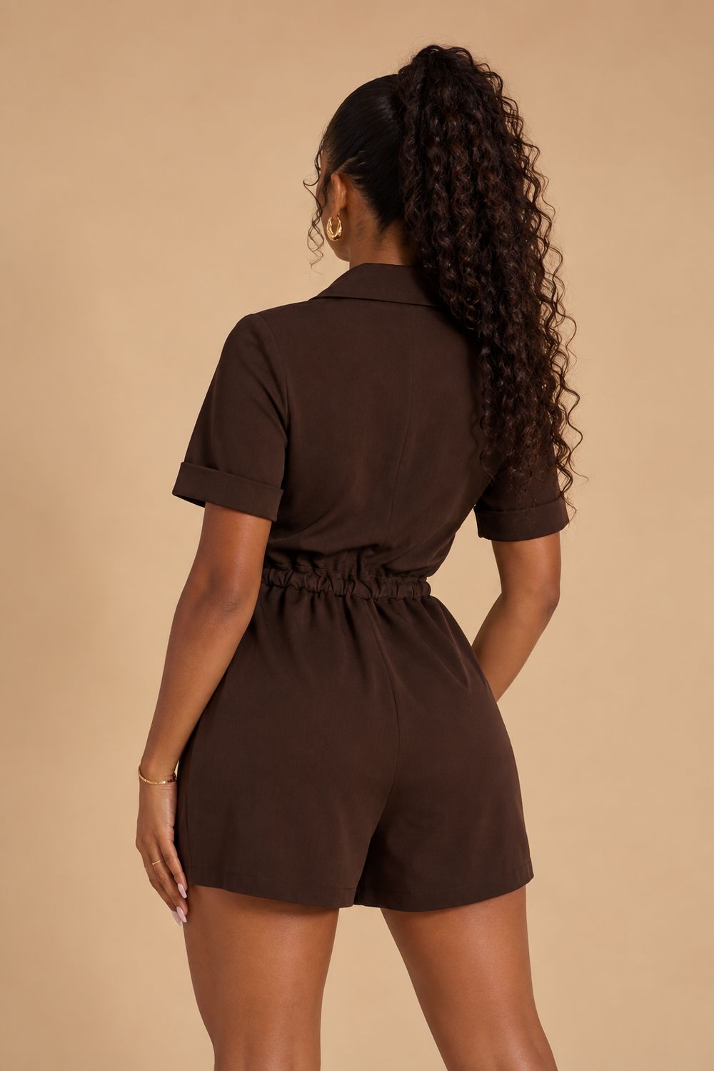 MOCHA BOSS ROMPER