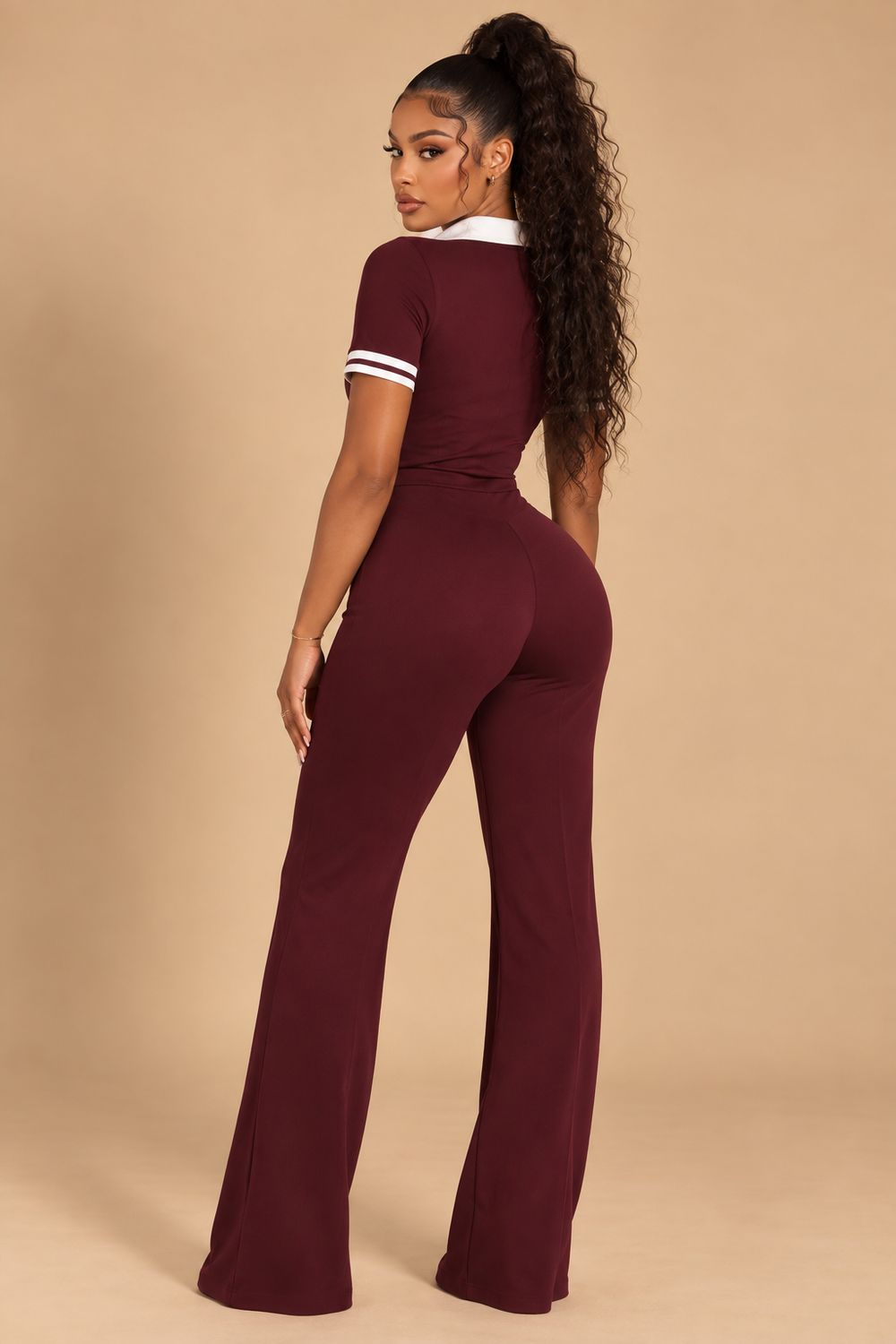 BURGUNDY PREPPY - COMBINAISON