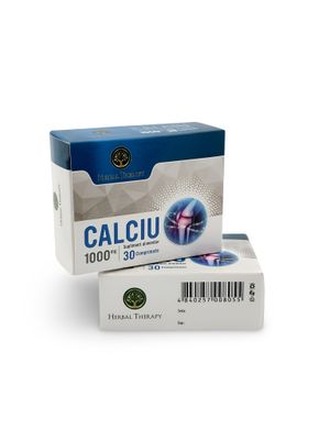 Calcium 1000 mg, Chewable Tablets N30 - For Bone and Dental Health