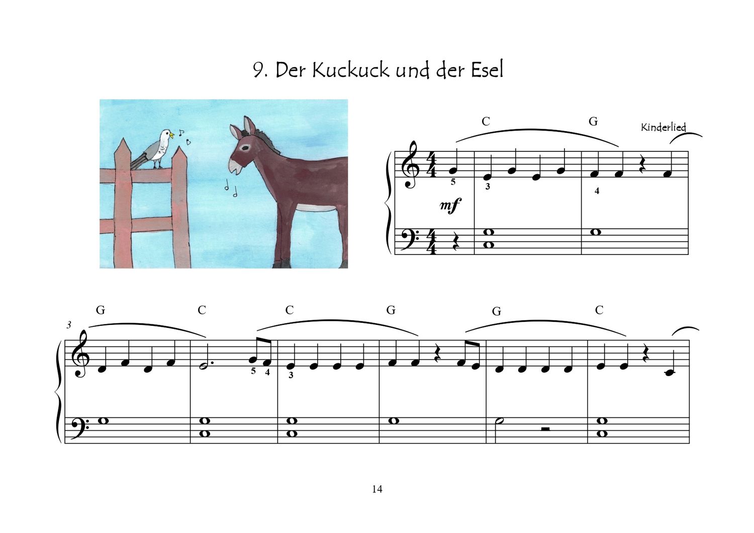 Gechillt zum zweistimmigen Spiel. Zweite Schritte am Klavier für Klavierschüler, die weniger als 10 Minuten pro Tag üben