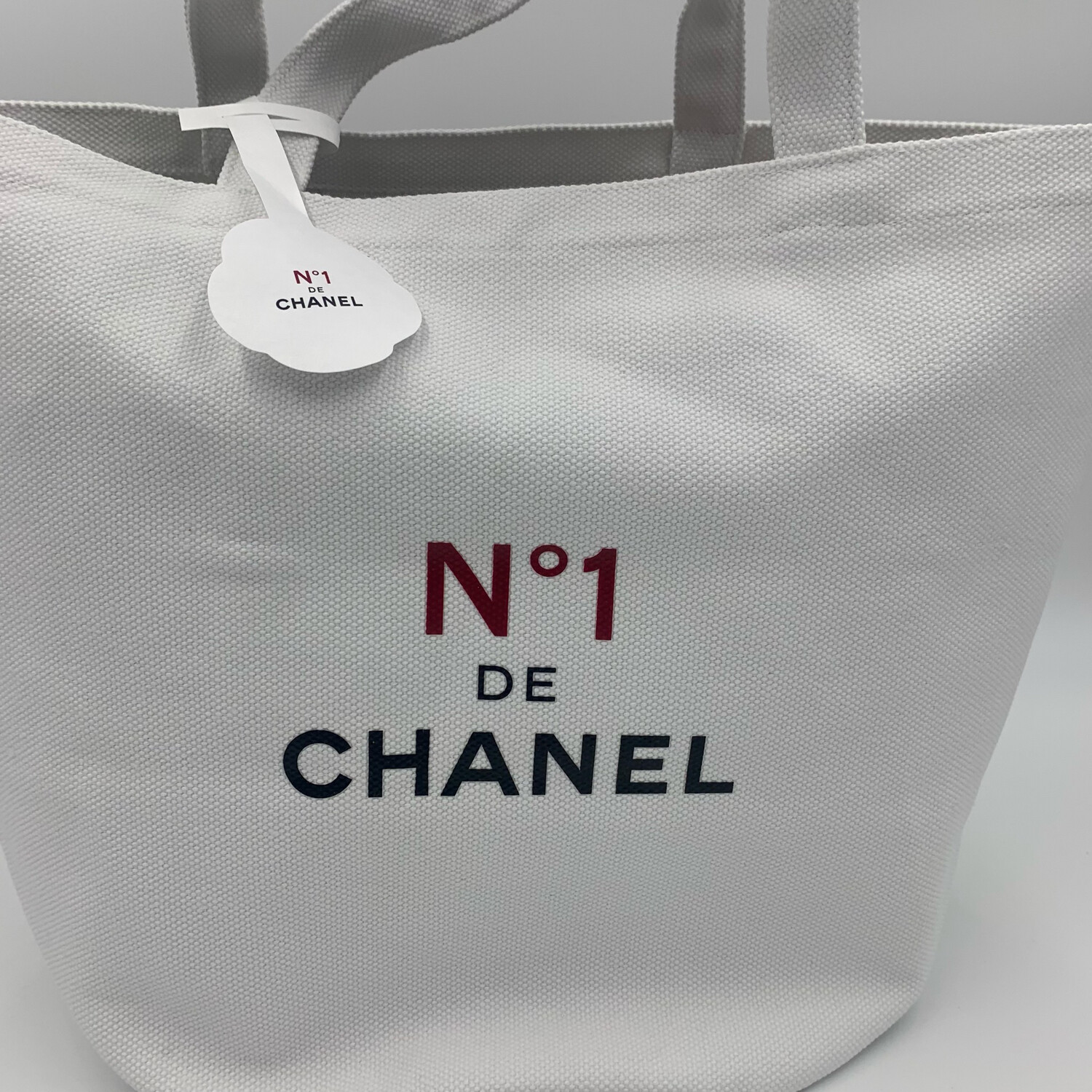 Chanel No 1 Cotton Tote Shopping Bag