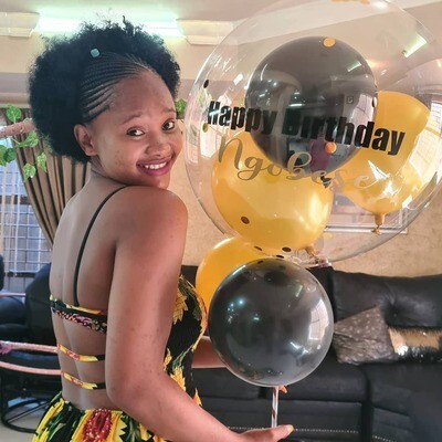 Bubble balloons that Shine Bright