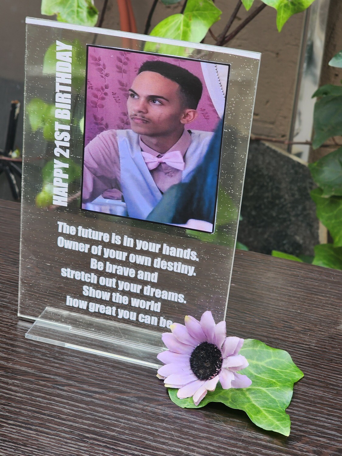 Personalised plaques that speak to the heart