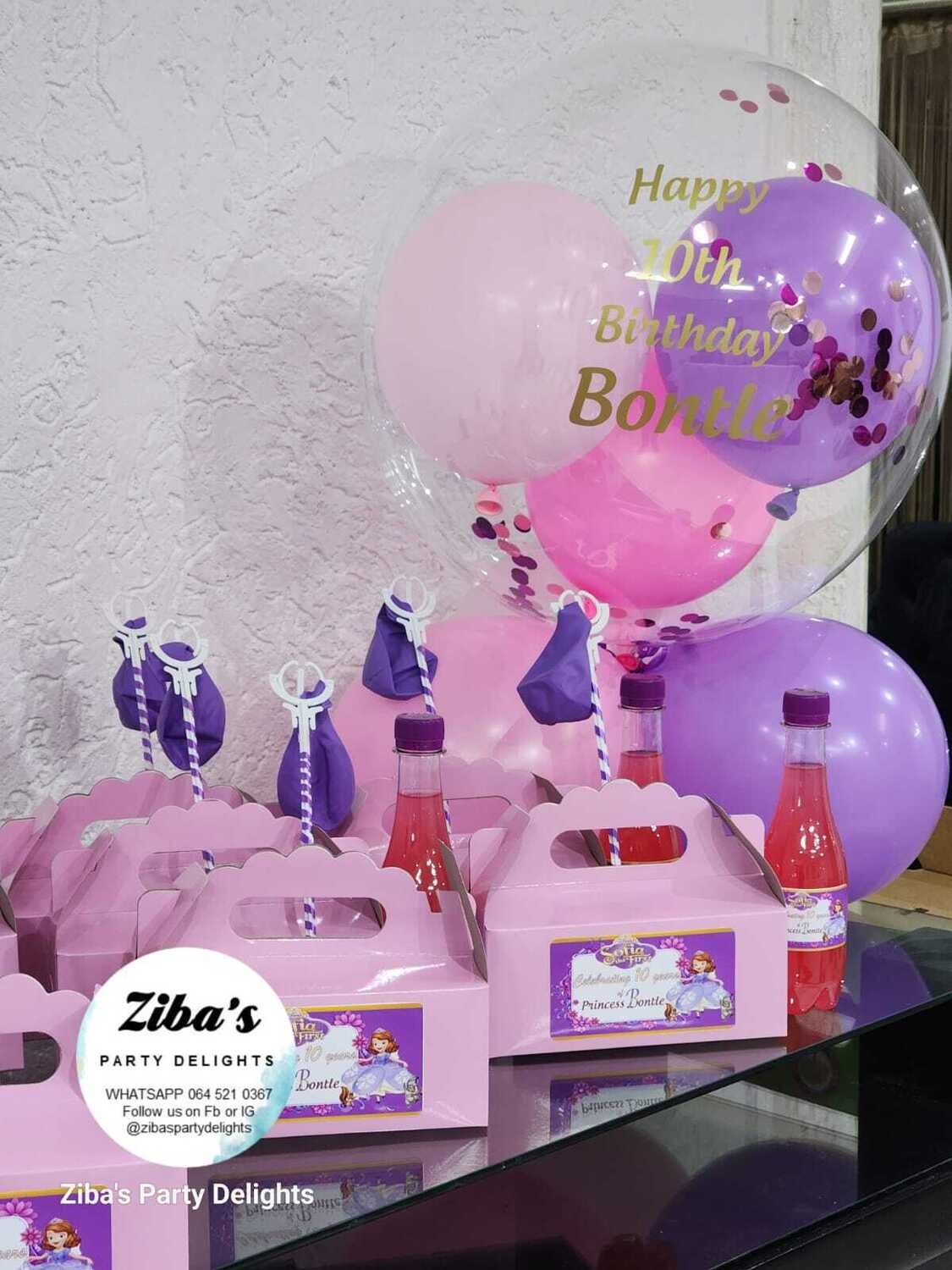 10 kids Party explosions guaranteed!