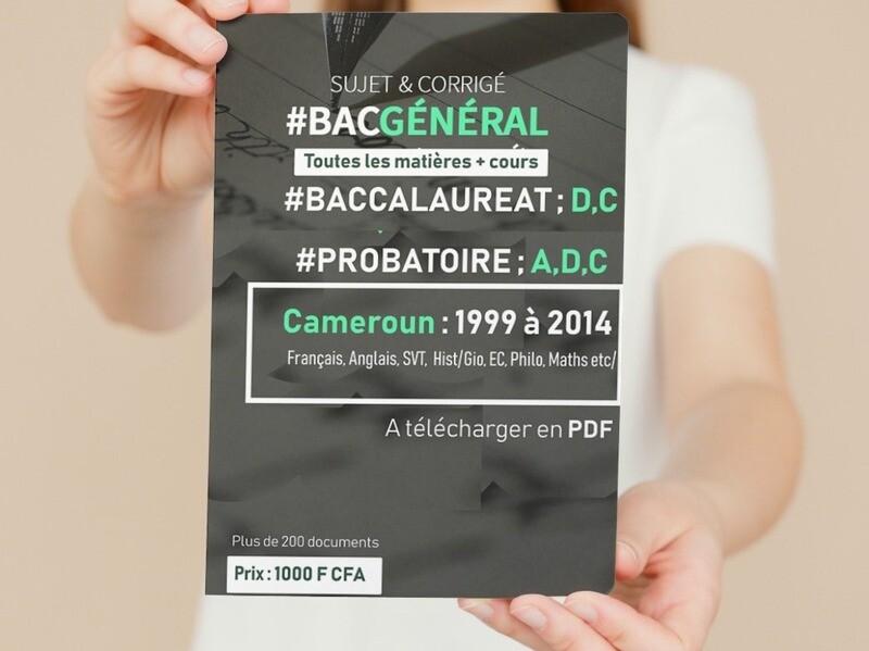 Sujets et Examens Corrigés-Baccalauréat &amp; Probatoire (A,D,C) du Cameroun