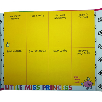 Little Miss Princess Weekly Organiser