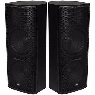 Dual 15&quot; Full Range Speakers Tt-55