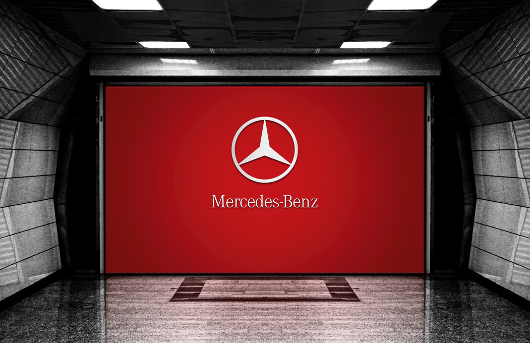 MERCEDES-BENZ WALL SIGN