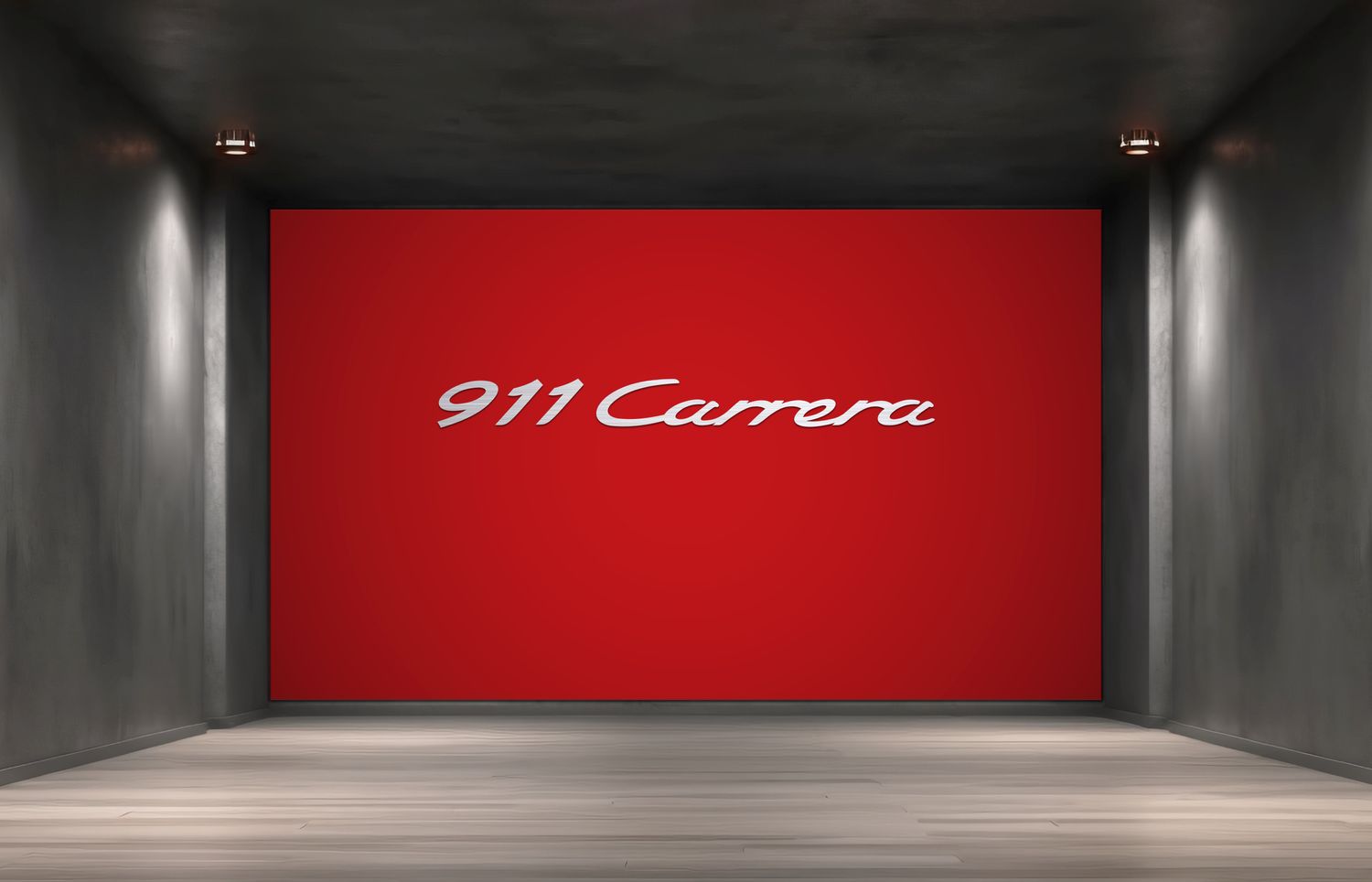 911 CARRERA WALL SIGN