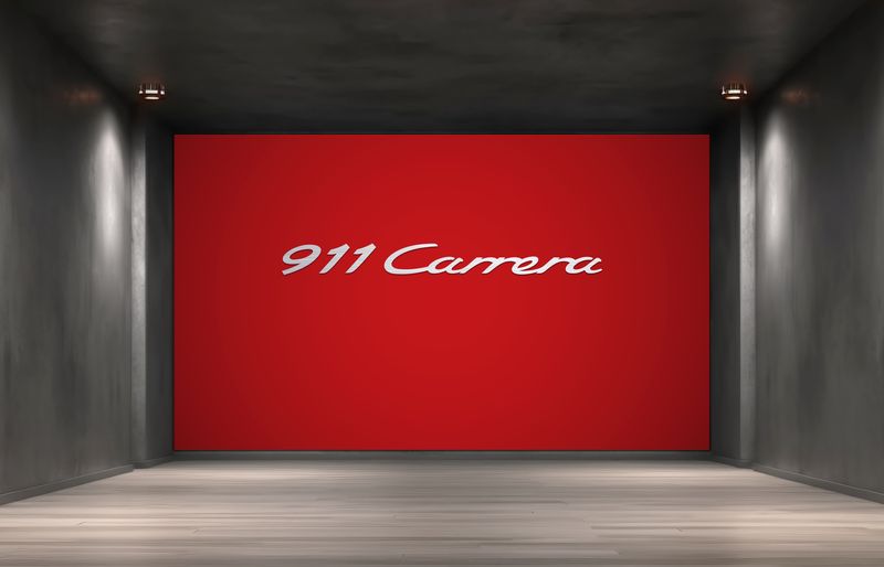 911 CARRERA WALL SIGN
