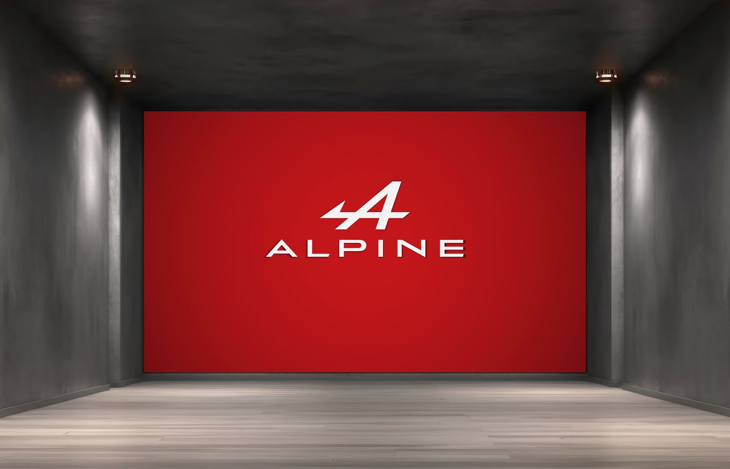ALPINE WALL SIGN