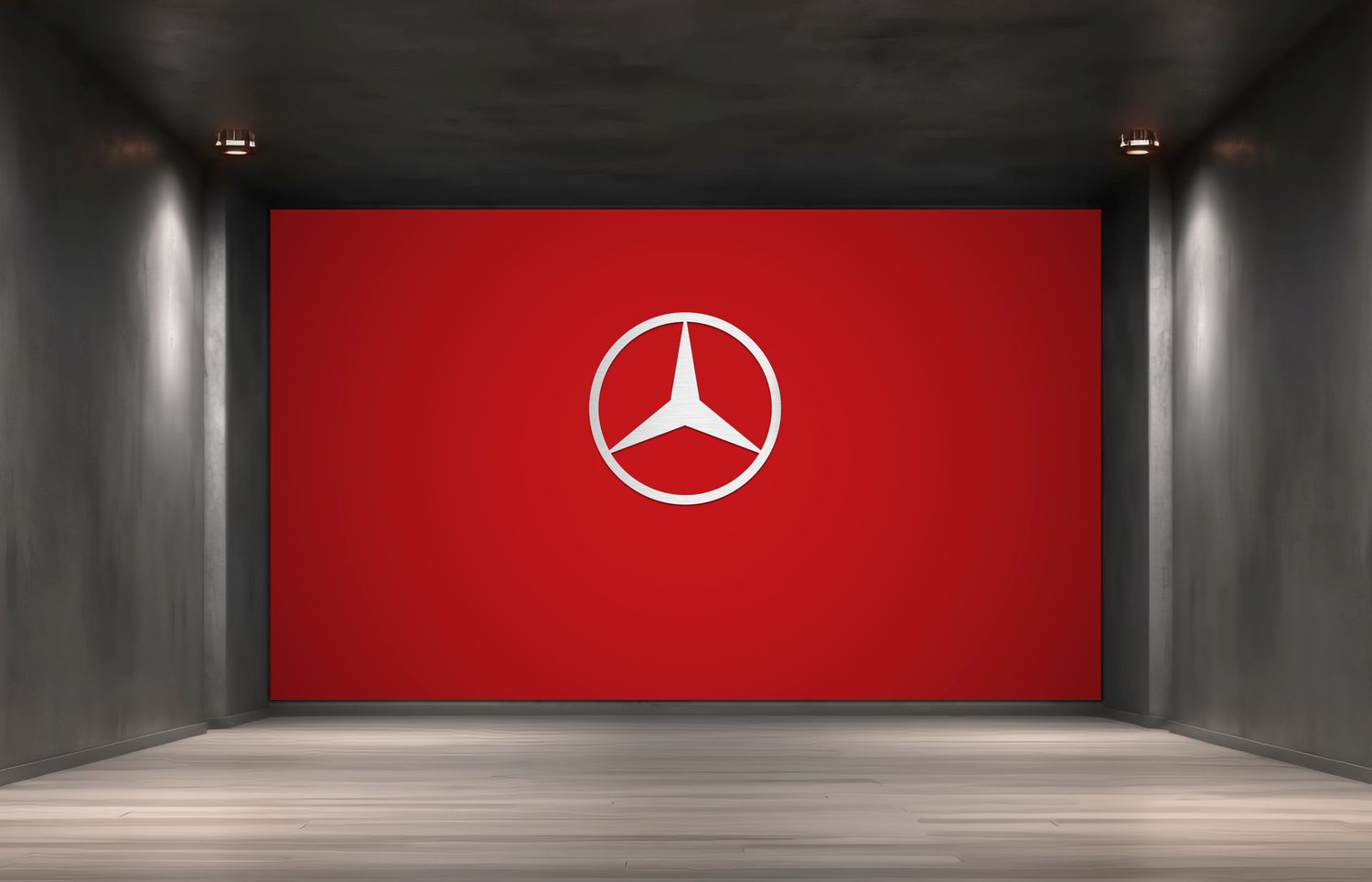 MERCEDES WALL SIGN