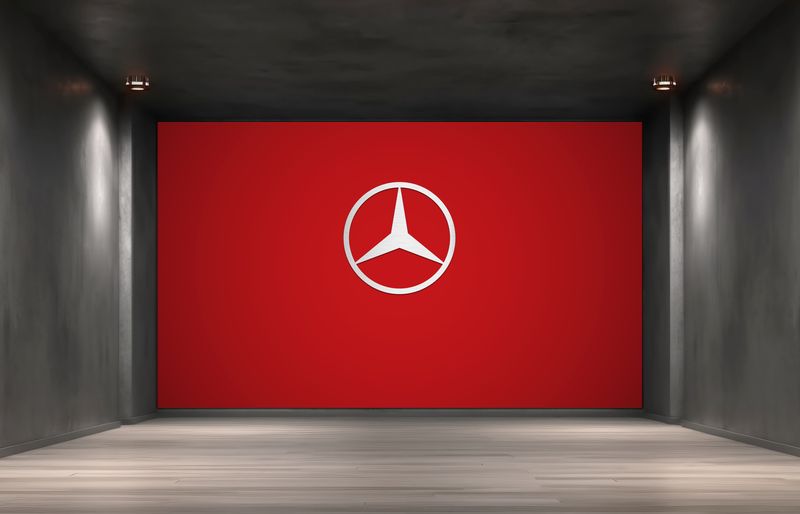 MERCEDES WALL SIGN