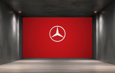 MERCEDES WALL SIGN