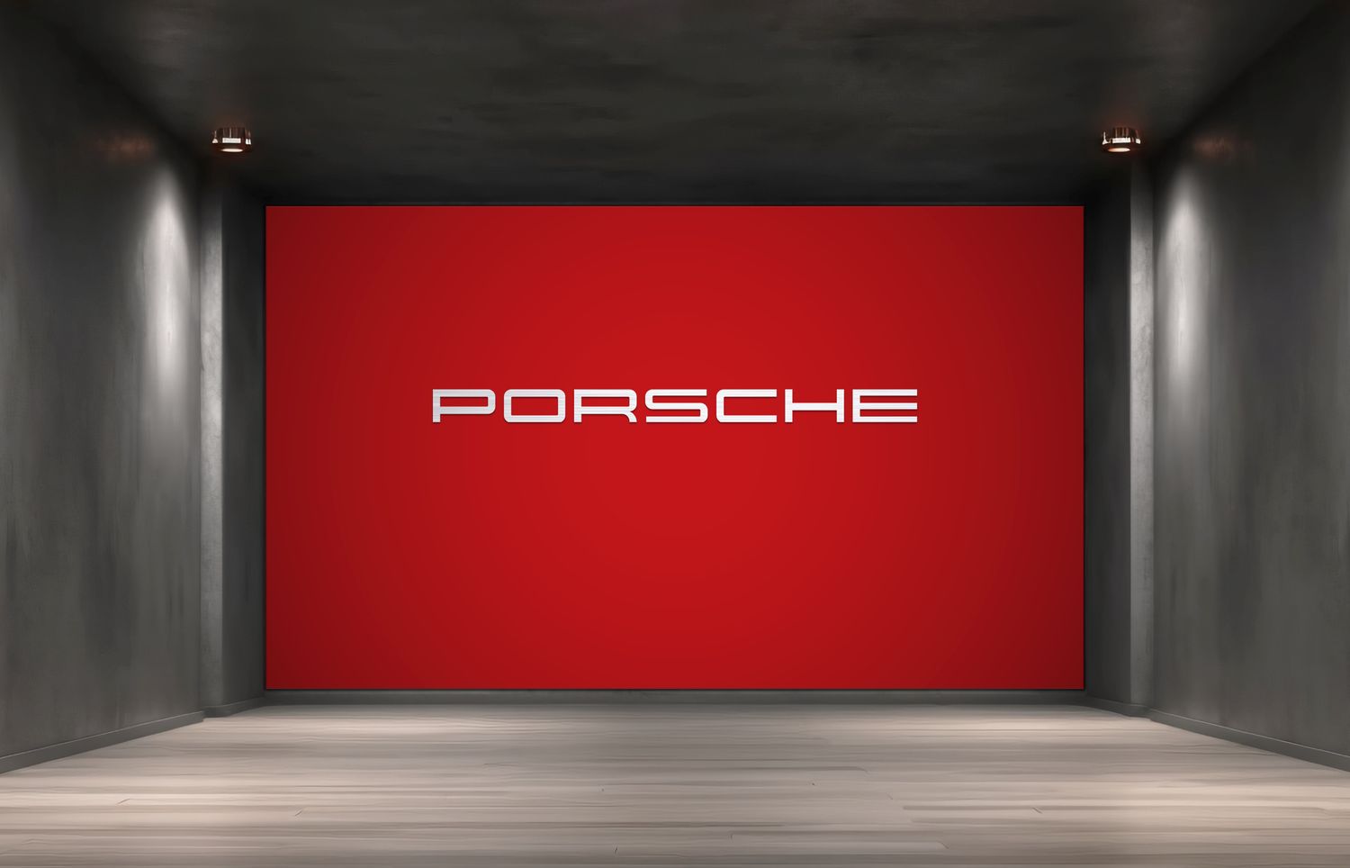 PORSCHE WALL SIGN