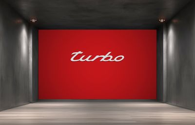 TURBO PORSCHE WALL SIGN