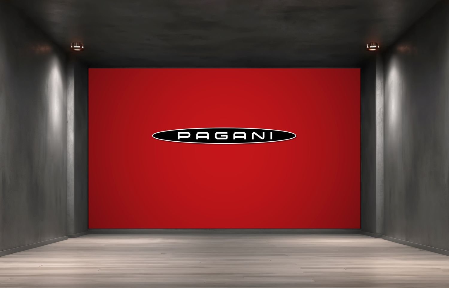 PAGANI WALL SIGN