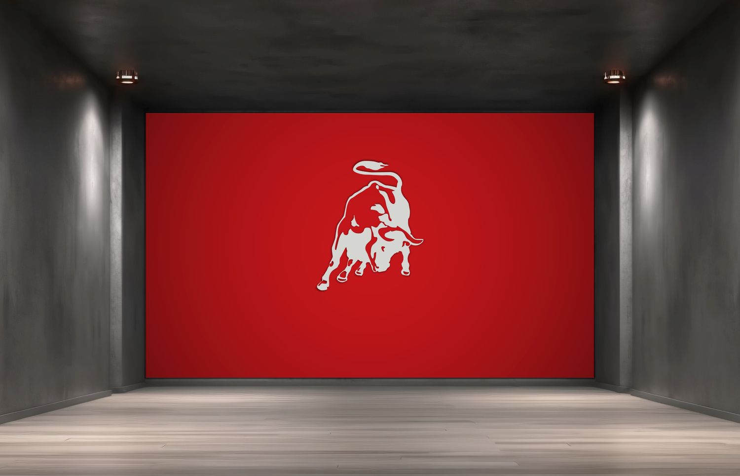 LAMBORGHINI BULL WALL SIGN