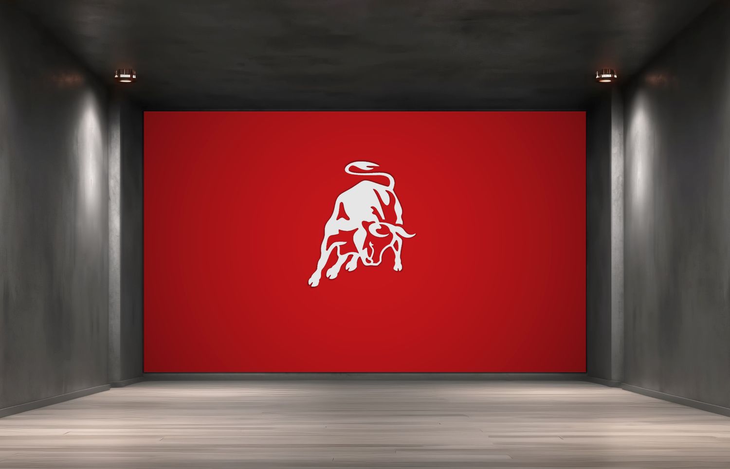 LAMBORGHINI BULL WALL SIGN