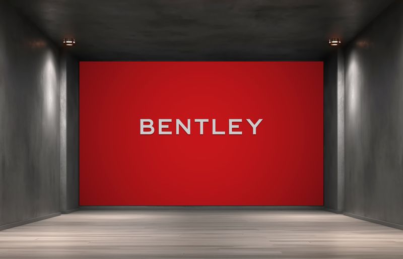 BENTLEY LETTERS WALL SIGN