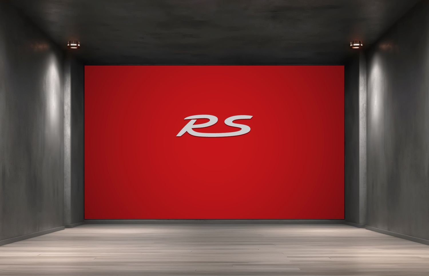 RS PORSCHE WALL SIGN