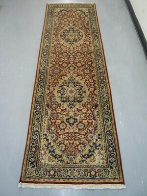 Indian Chakhari Runner 8' Red/Blue Indian Chakhari Runner 8' Red/Blue