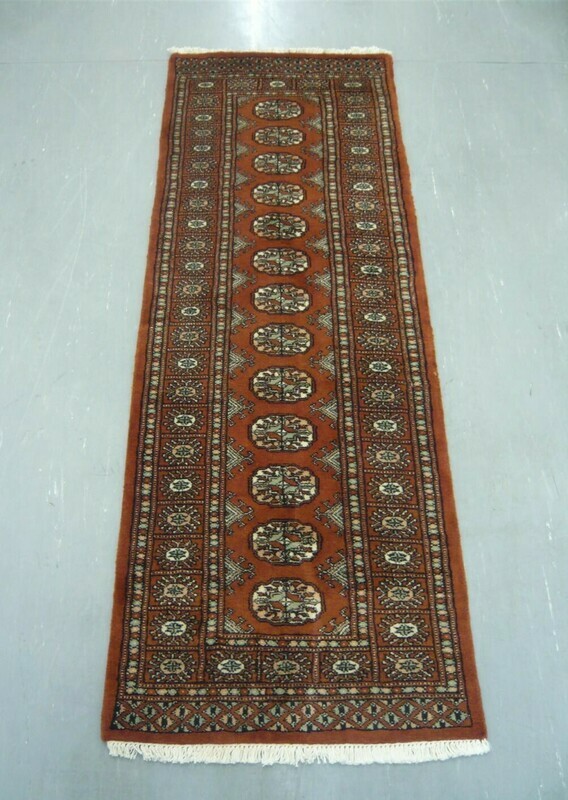 Pakistan Bokhara Runner 6' Rust Pakistan Bokhara Runner 6' Rust