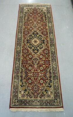 Indian Chakhari Runner 6' Red/Blue Indian Chakhari Runner 6' Red/Blue