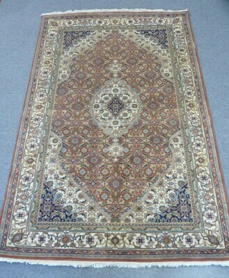 Indian Chakhari Rug Rust/Cream Indian Chakhari Rug Rust/Cream