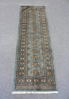 Pakistan Bokhara Runner Blue/Grey Pakistan Bokhara Runner Blue/Grey