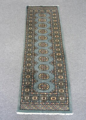 Pakistan Bokhara Runner 6'2 Blue/Grey Pakistan Bokhara Runner 6'2 Blue/Grey