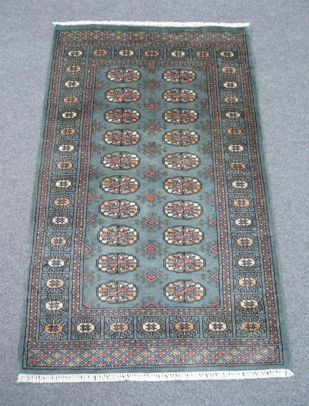 Pakistan Bokhara Rug Blue/Grey