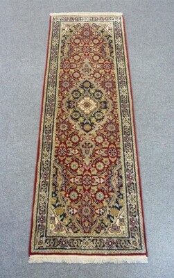 Indian Chakhari Runner 6' Red/Blue Indian Chakhari Runner 6' Red/Blue