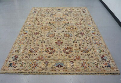 Fine Afghan Rug Floral Design Fine Afghan Rug Floral Design