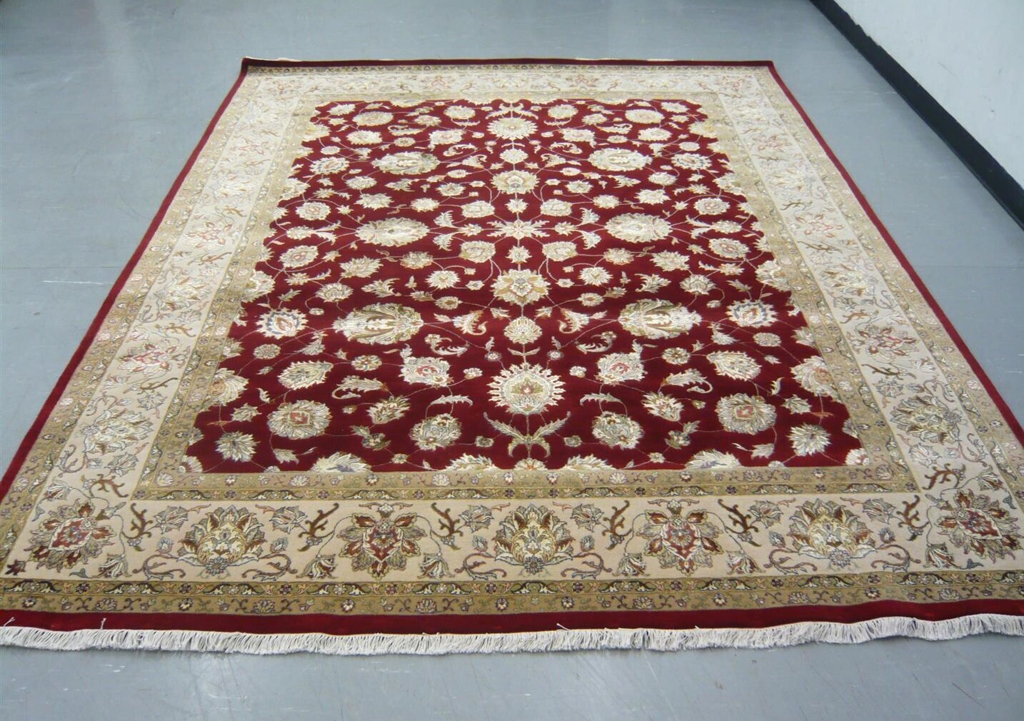 Fine Indian Wool/Silk Rug